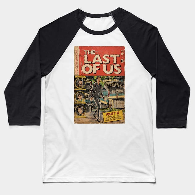 The Last of Us 2 - Channel 13 fan art comic cover Baseball T-Shirt by MarkScicluna